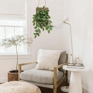 Kunstplant Peperomia watermeloenen als echte hangplant decoratieve planten