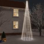 Led-kerstboom met haringen, koudwit, 1134 leds, 800 cm