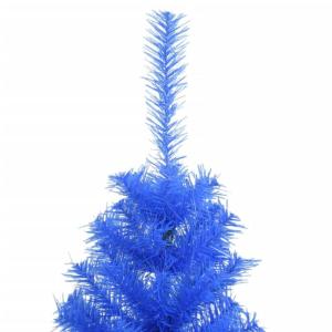 Künstlicher Weihnachtsbaum mit Ständer 150 cm H Unechter Tannenbaum Weihnachtsbaum Hoch Christmas Tree Feiertagsdekoration Weihnachten Dekoration PVC&Stahl Blau