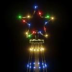 LED Weihnachtsbaum Aussen Kegelform Weihnachtsbaum Metall Mehrfarbig 1134 LEDs Tannenbaum Lichterbaum Weihnachtsdeko Aussen Weihnachtsbaum Tanne Groß 800 cm