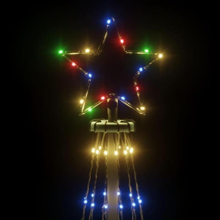 LED Weihnachtsbaum Aussen Kegelform Weihnachtsbaum Metall Mehrfarbig 1134 LEDs Tannenbaum Lichterbaum Weihnachtsdeko Aussen Weihnachtsbaum Tanne Groß 800 cm