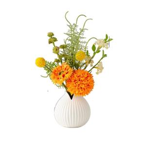 Kunstblumen Künstliche Blumen im Topf – kleine künstliche Pflanzen im Topf, Mini-Kunstpflanzen in Töpfen, Arrangement-Dekorationen für Zuhause für jeden Anlass