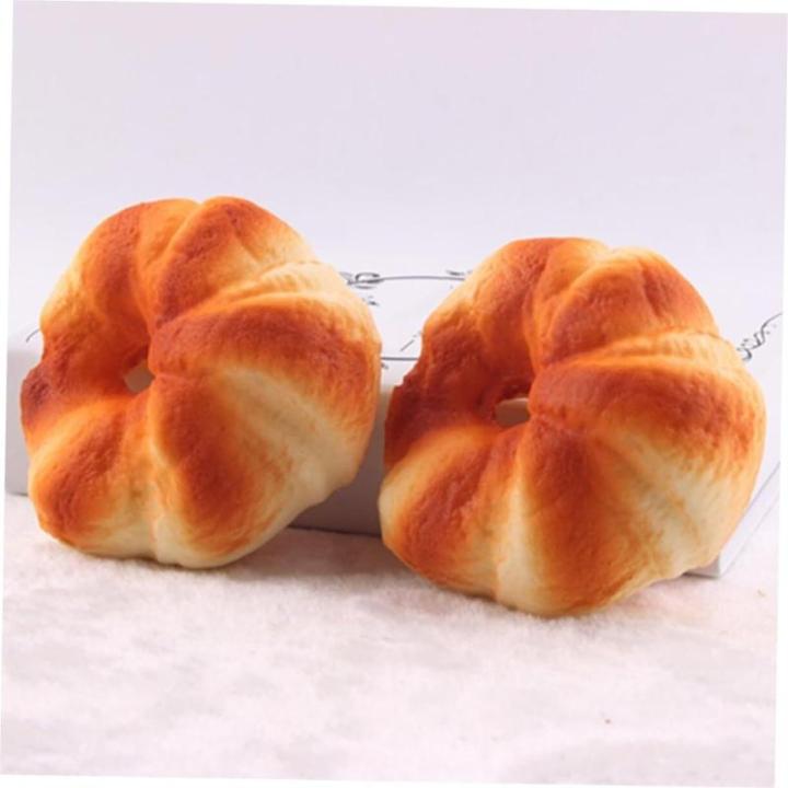Fake Kuchen künstliche Kuchen 2 Stücke Nachahmung Flache Brot Dekorationen Für Shop Kuchen Display Prop Künstliche Kuchen Modell Prop Realistisches Essen