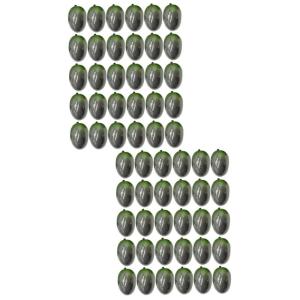 60 STK Olivenimitat Künstliche Früchte Ornament Lebensechte Früchte Modell Künstliche Früchte Obstdekor Falsches Obst Modell Mit Gefälschten Früchten Olivenschimmel Plastik