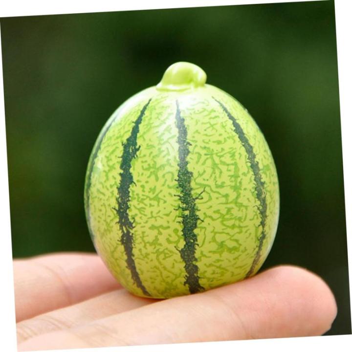 5 Sätze Künstliche Früchte Künstliche Frucht Künstliches Lebensmittel-küchenspielzeug Kunstobst Spielzeug Für Kinder Layout-szenendekor Mini-früchte Harz Green 8 Stück * 5