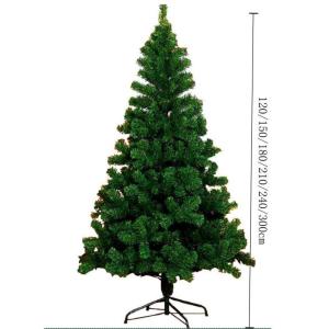 PVC-Verschlüsselung Weihnachtskiefer, Abnehmbarer Premium-Fichten-Künstlicher Weihnachtsbaum Mit Scharnier Einfache Montage Weihnachtsdekorationen Ch Modisch，Green-diameter180c