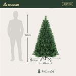 , kunstkerstboom, 120-240 cm, met kerstboomstandaard