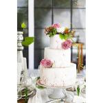 Kunstglitterbloemen, 25 stuks kunstrozen, doe-het-zelf bloemen met steel, voor bruiloft, boeketten, middenstukken, arrangement, feest, babyshower en woondecoratie (roze)