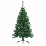 Weihnachtsbaum weiß,Tannenbaum künstlich klein,Künstlicher Halber Weihnachtsbaum mit Ständer Grün 150 cm PVCGeeignet für Patio, Schlafzimmer, Wohnzimmer, Weihnachten