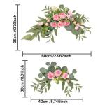 Empfang Seiden Tulpen Arrangements Hochzeit Gemischte Pfingstrosen Willkommensschild Veranstaltungsverzierungen