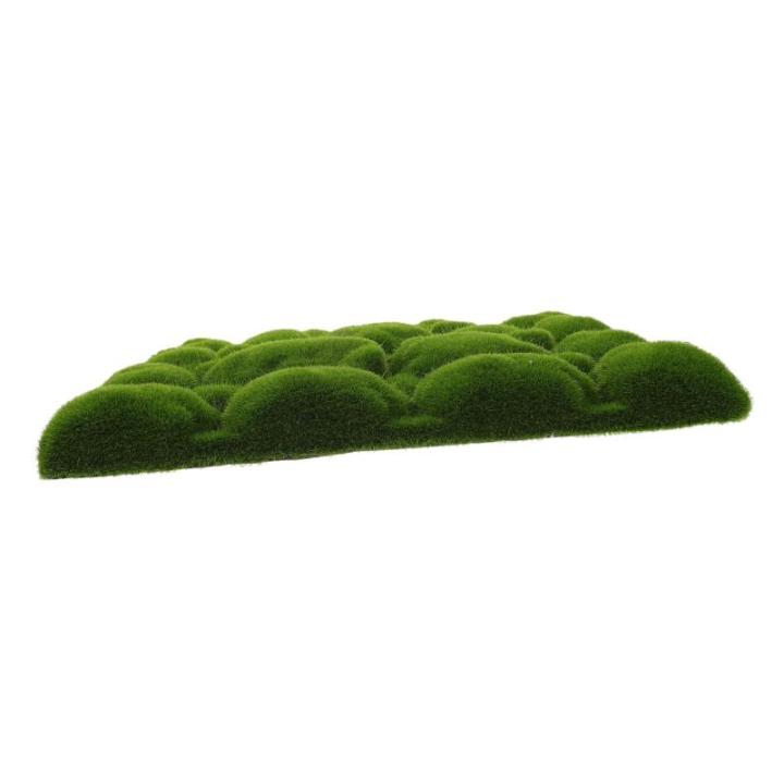 2 stuks gesimuleerde schuimwandpanelen van mosgras, grastapijt, wandachtergrond, mostegel, kunstmatige groene plantenachtergrond, accessoires, bruiloft achtergrondpad