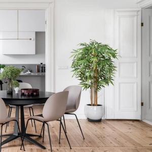 Bamboeplant, , groot, kunstboom, groot, 150 cm, kamerplant, kunstplant met 768 bladeren, grote , decoratieve ambus,