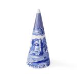 Blauer Italienischer Weihnachts-Formschnitt, 33 cm, einzeln