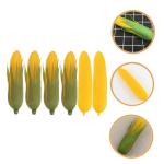 2 Sätze Simulation Mais Gemüse Lernspielzeug Realistische Gefälschte Gemüseornamente Schaufenster Maismodelle Künstliches Gemüsemodell Simulierte Maismodelle 6 Stück * 2