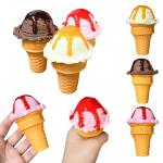 Künstliche Eisportionierer, realistische Simulation, Nachahmung, künstliche Lebensmittel, Desserts, Modellnachbildung, gefälschte Eiskugeln, Fotografie-Requisite für Zuhause, G