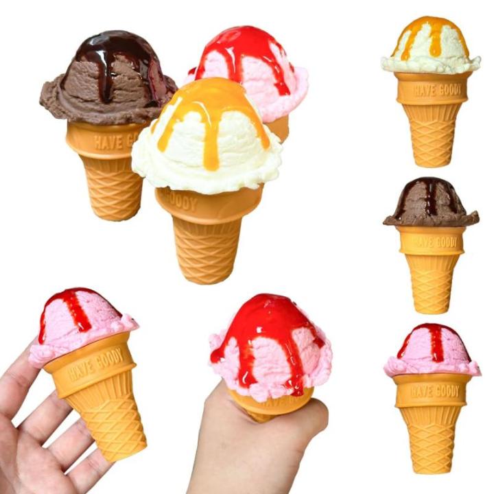 Künstliche Eisportionierer, realistische Simulation, Nachahmung, künstliche Lebensmittel, Desserts, Modellnachbildung, gefälschte Eiskugeln, Fotografie-Requisite für Zuhause, G
