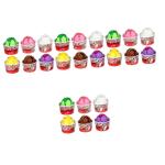 24 Stück Eiscreme Modell Künstliches EIS Gefälschte Desserts Eiscreme Display Requisiten Simulation Eiscreme Kugeln Requisite Eiscreme Kugeln Gefälschte Eiscreme Kugeln
