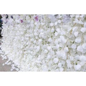Künstliche Blumen-Wandpaneele, Lila Und Weiß, Kunstrosen, Künstliche Blumen-Hintergrundpaneele Für Hochzeit, Party, Event, Blumen-Wanddekoration(3M*3M)