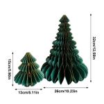 Papier-Weihnachtsbaum – dekoratives Kunsthandwerk mit mehrschichtigem Spleißen | Weihnachtsdekoration zum Basteln, Tafelaufsatz aus Papier, ideal für die Schaffung einer festli