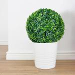 Decoratieve buxusbal, keuze uit 8-55 cm, kunstbuxusbal, , planten, boekenbal, kunstplant, diameter: 35 cm