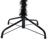 Künstlicher Weihnachtsbaum mit Ständer Christbaum Tannenbaum Kunstbaum Weihnachten Künstlicher Weihnachtsbaum Weihnachtsdeko Schwarz 180 cm PVC