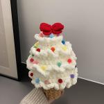 Gehäkelte Weihnachtsbäume, Mini-künstliche Weihnachtsbaumdekorationen, Handgefertigte Gehäkelte Weihnachtsbaumschmuck-Dekorationen