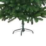 Kunstkerstboom, USB-kerstboom, dennenboom, natuurgetrouwe naalden, 180 cm, groene kerstboom. Kerstboom met verlichting.