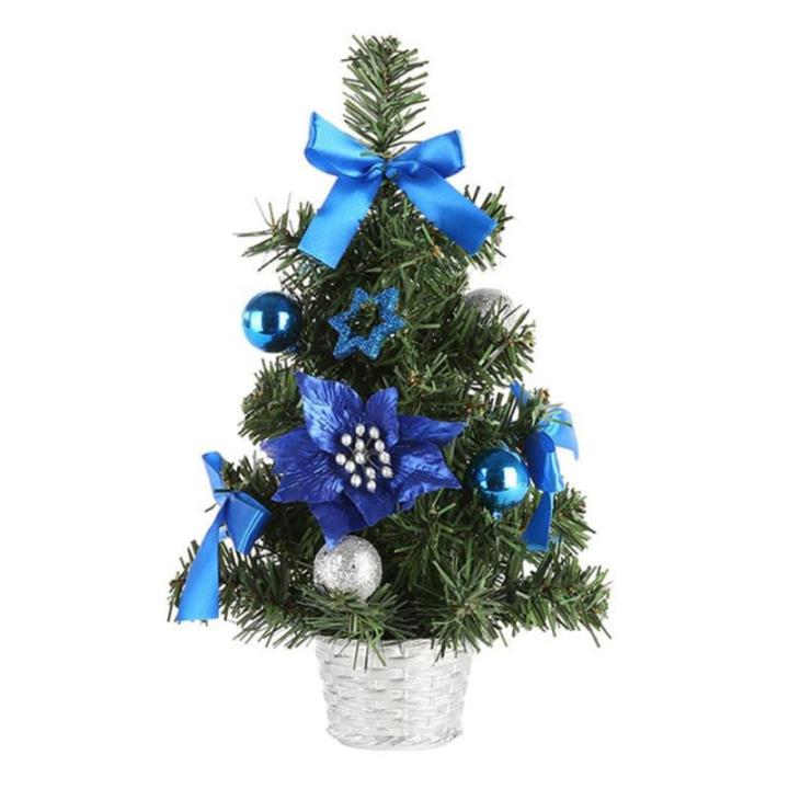 Weihnachtsbaum Geschmückt Weihnachtsbaum Klein Geschmückt Weihnachtsdeko Mini Geschmückter Weihnachtsbaum Künstlich Kleiner Weihnachtsbaum Tisch Tannenbaum für Weihnachten Dek