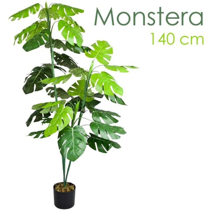 Monstera raamblad kunstplant kunstboom kunstplant 150 cm