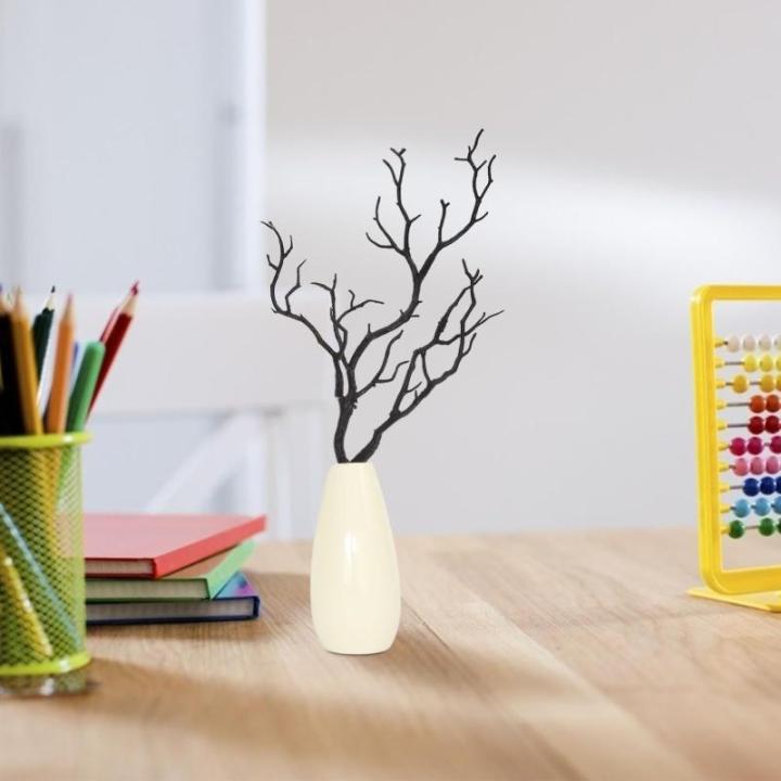 2st Halloween-Dekoration Äste Aquarium-Zweig-Ornament Dekorative Pflanzenzweige Lebensechte Korallenzweige Künstliche Korallenzweige Künstliche Geweihzweige Links Black Plastik