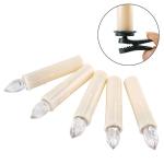 20/30/40/50/60 stuks LED-kaarsen, LED-kerstverlichting, draadloze dimbare kerstverlichting, vlamloze kerstkaarsen voor de kerstboom, kerstdecoratie, bruiloften, verjaardagen, feest