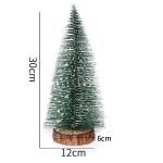 Kunstkerstboom, 2 stuks, 30 cm, mini-kerstboom, tafeldecoratie, kerstversiering, kerstversiering, kerstversieringen voor Kerstmis, feest, doe-het-zelf knutselen, groen