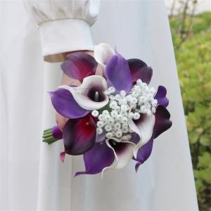 Hochzeit Brautstrauß Calla-Lilie Blume Brautjungfer Bouquet künstliche Blume