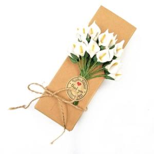 144 Klein boeket nep calla wit nep bloem bloemen gunst vak decoratie Tafel verstrooit geschenk bruiloft verjaardag doop Kerstmis