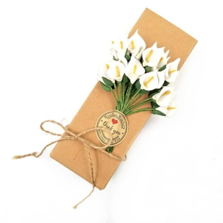 144 Klein boeket nep calla wit nep bloem bloemen gunst vak decoratie Tafel verstrooit geschenk bruiloft verjaardag doop Kerstmis