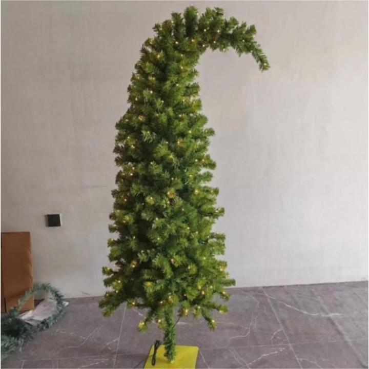 Weihnachtsbaum Christbaum Künstlicher Gebogener Weihnachtsbaum for Den Innenbereich, Weihnachtsfeierzubehör, Heimbüro-Dekoration Künstlicher Weihnachtsbaum