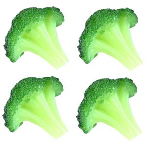 8 STK Simulierter Blumenkohl Dekorative Gemüsemodelle Realistische Gemüseattrappen Kunstpflanzen realistische Brokkoli-Requisiten gefälschte Brokkolischeibe Requisiten präsenti