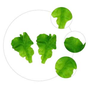 3 Sätze PVC-Salat Hochzeitsdekoration Hochzeitdeko Salattrappe Gemüseprop Salatmodelle Künstliches Salatblatt Grün Künstlicher Salat Künstliche Salatverzierungen Green 2 Stü