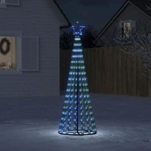 Weihnachtsbaum Kegelform Weihnachtsbaum Beleuchtung Christbaumbeleuchtung Weihnachtsbeleuchtung Weihnachtsdeko für Weihnachten, Party275 LEDs Blau 180 cm