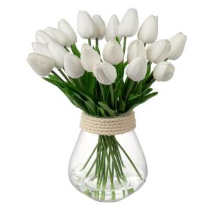 10 stuks kunstbloemen, kunstbloemen, tulp, kunstbloemen, tulp, bloemenboeket, latex, bloemen, zijde, tulp, real-touch, voor thuis, feest, bruiloftsboeket, tuindecoratie