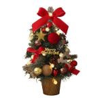 Tisch-Weihnachtsbaum, Mini-Weihnachtsbaum für den Schreibtisch mit Lichtern, dekorativer Kleiner Weihnachtsbaum, Weihnachtsdekoration für die, Style C