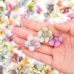 100 stuks kunstbloemkoppen, kunstmadeliefjes, bloemkoppen, stoffen bloemen, , knutselen, voor doe-het-zelf ornamenten, accessoires, handwerk
