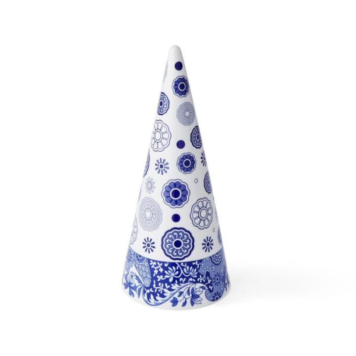 Blauer Italienischer Weihnachts-Formschnitt, 25,4 cm, einzeln