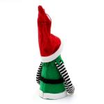 Vilt- / textiel kerstkabouter/kerstmanhulp als boomhanger/hanger in 3-delige set, afmetingen tussen 5 en 12 cm.