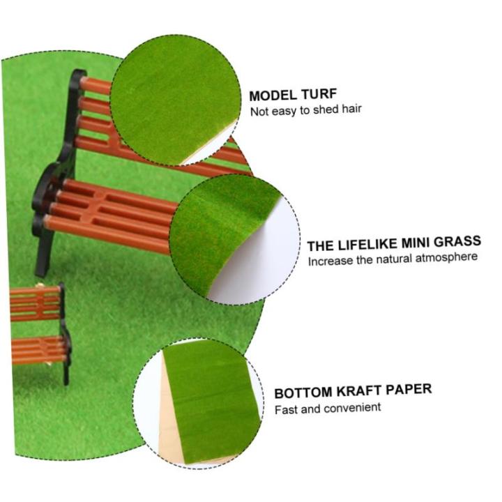 Modelgraspapier Model Gras Ambachten Gazongras Natuurlijk. Trekmodel Gras Levende Planten Indoor Olie Lamp, Glaskamin Landschap Grasdecor Trein Decor Model Gazon Miniatuur Accessoi
