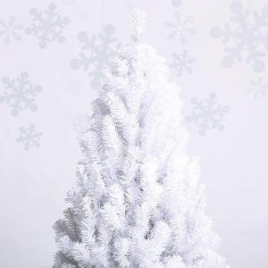 Künstlicher Weihnachtsbaum, aufklappbar, klassisch, mit soliden Metallbeinen, für drinnen und draußen, Urlaubsdekoration, perfekt für Weihnachten, 210 cm, Weiß, 1,8 m