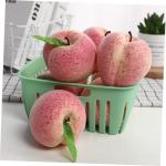 1 Satz Künstlicher Pfirsich Künstliches Obst Gemüse Heimdekoration Künstliche Früchte Ornamente Realistische Pfirsich Requisite Simulierte Obstmodelle Falsche 10 Stück