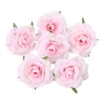 Künstliche Blumen, 30 stücke Echt Aussehende Schaum Gefälschte Rosen mit Stielen for DIY Hochzeit Bouquet Handwerk Party Valentinstag(Pink)