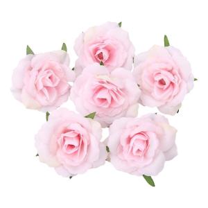Künstliche Blumen, 30 stücke Echt Aussehende Schaum Gefälschte Rosen mit Stielen for DIY Hochzeit Bouquet Handwerk Party Valentinstag(Pink)