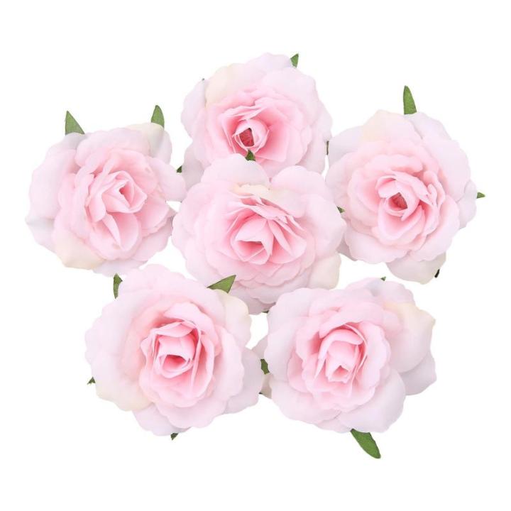 Künstliche Blumen, 30 stücke Echt Aussehende Schaum Gefälschte Rosen mit Stielen for DIY Hochzeit Bouquet Handwerk Party Valentinstag(Pink)